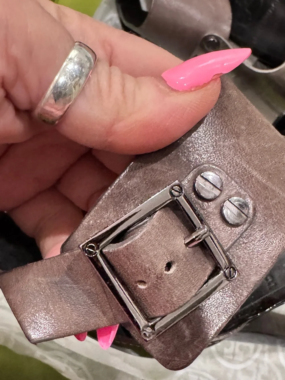 Tory Burch 'Teagen' Patent Metal Gladiator Sandals
